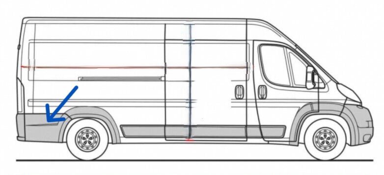 Lita zadn prav ern BOXER-JUMPER-DUCATO 2014 - MAXI