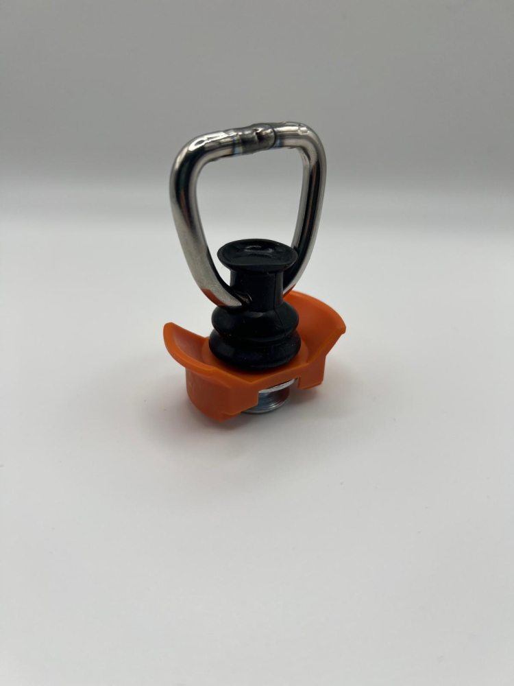 Oko na AIRLINE litu plastov - oranov - s gumovou manetou