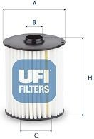 Olejový filtr FIAT DUCATO 2,2 JTD 2021-- UFI