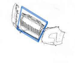 Sted pednho nraznku BOXER - JUMPER DUCATO 2024--
