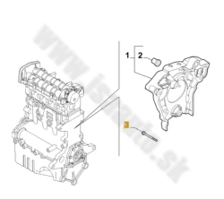 roub drku motoru M8x35 DUCATO 2,2JTD 2021-