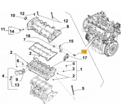 roub rozvodov kladky M10x1,25x25mm DUCATO 2,2JTD 2021-